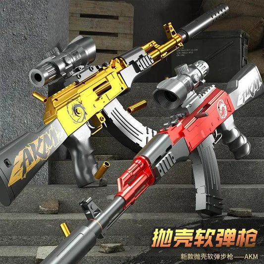  AK47 Toy Gun With Shell Ejection And Safe Soft Bullets -  ToylandEU™