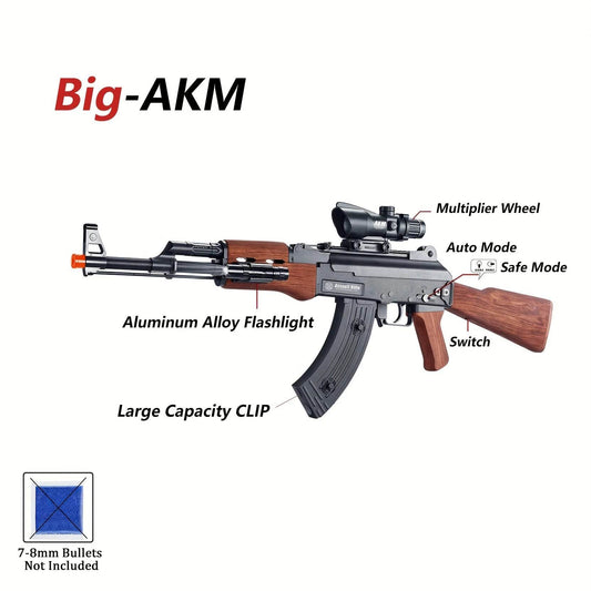 AKM Toy Gun Electric Gel Ball Blaster Rechargeable Splat Blaster - ToylandEU