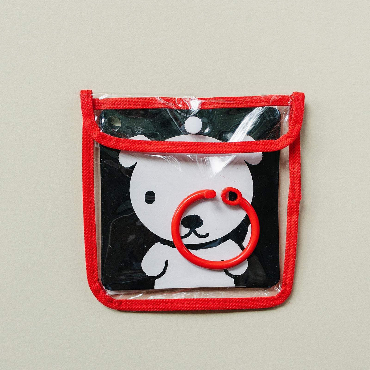 High Contrast Flashcards | Black White Red Patterns | 6 Pack | For Newborns