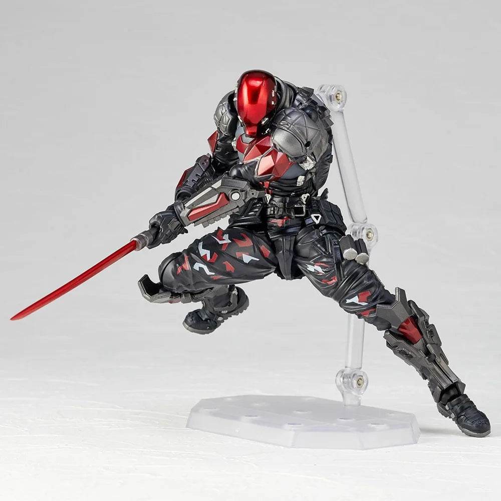 AMAZING YAMAGUCHI Action Figure Arkham Knight Batman Red Hood - ToylandEU