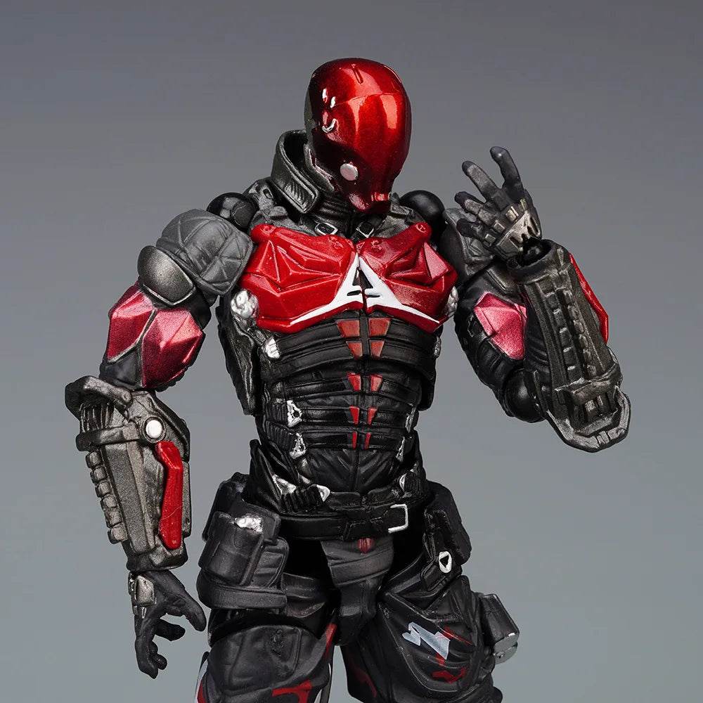 AMAZING YAMAGUCHI Action Figure Arkham Knight Batman Red Hood - ToylandEU