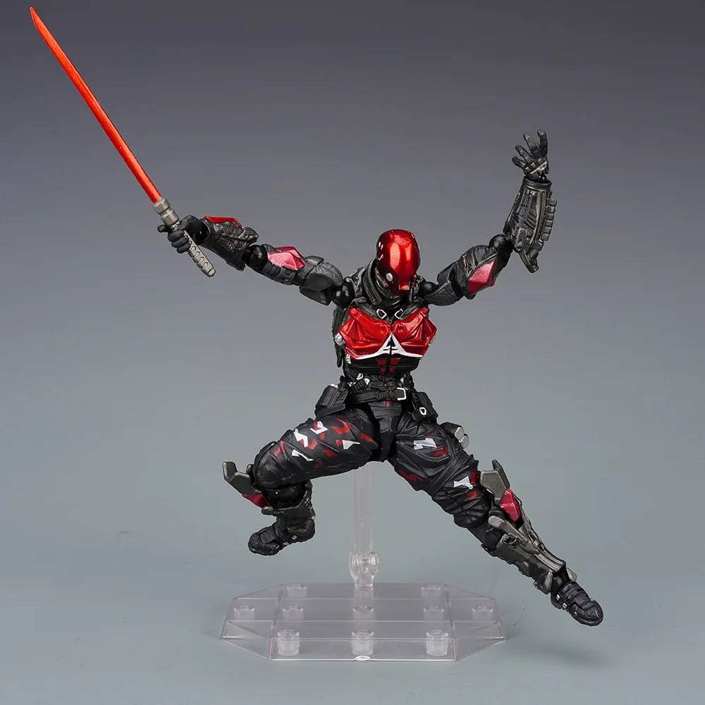 AMAZING YAMAGUCHI Action Figure Arkham Knight Batman Red Hood - ToylandEU