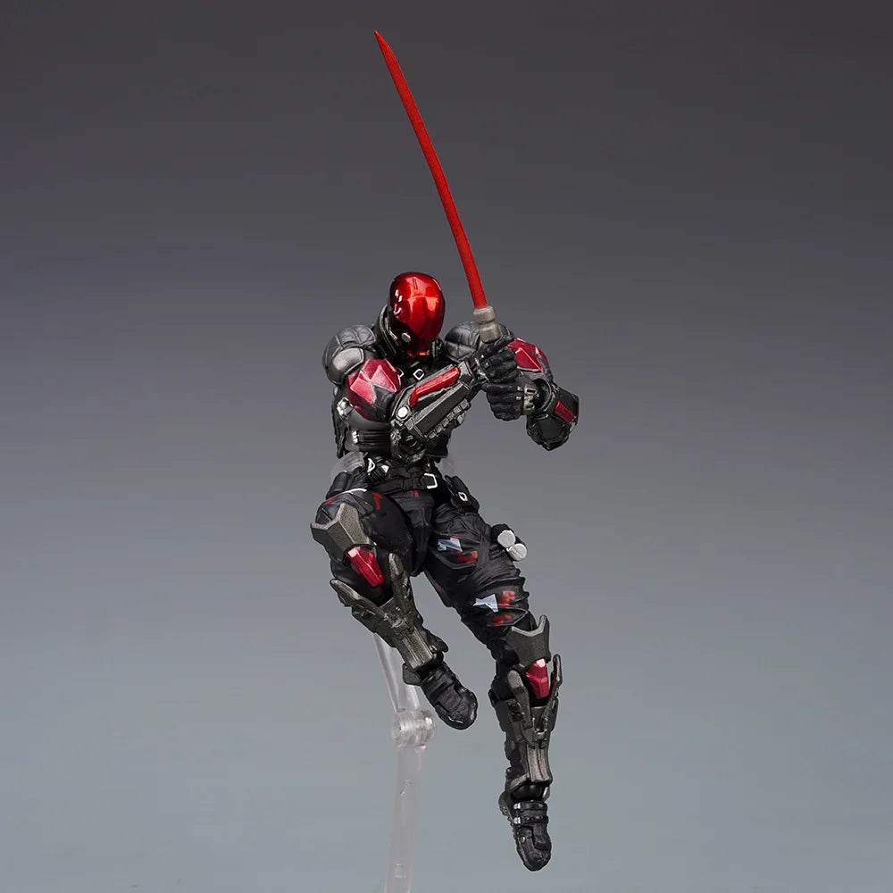 AMAZING YAMAGUCHI Action Figure Arkham Knight Batman Red Hood - ToylandEU