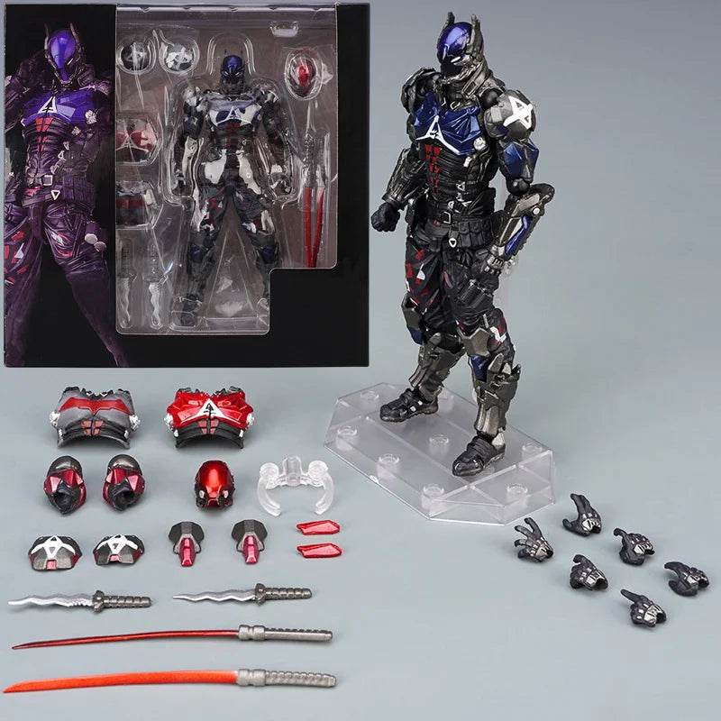 AMAZING YAMAGUCHI Action Figure Arkham Knight Batman Red Hood - ToylandEU