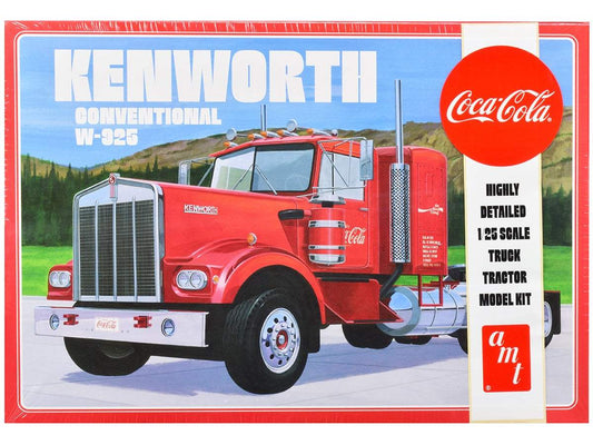Kenworth Conventional W-925 Tractor Truck | 1/25 Plastic Model Kit | AMT | Coca-Cola Series
