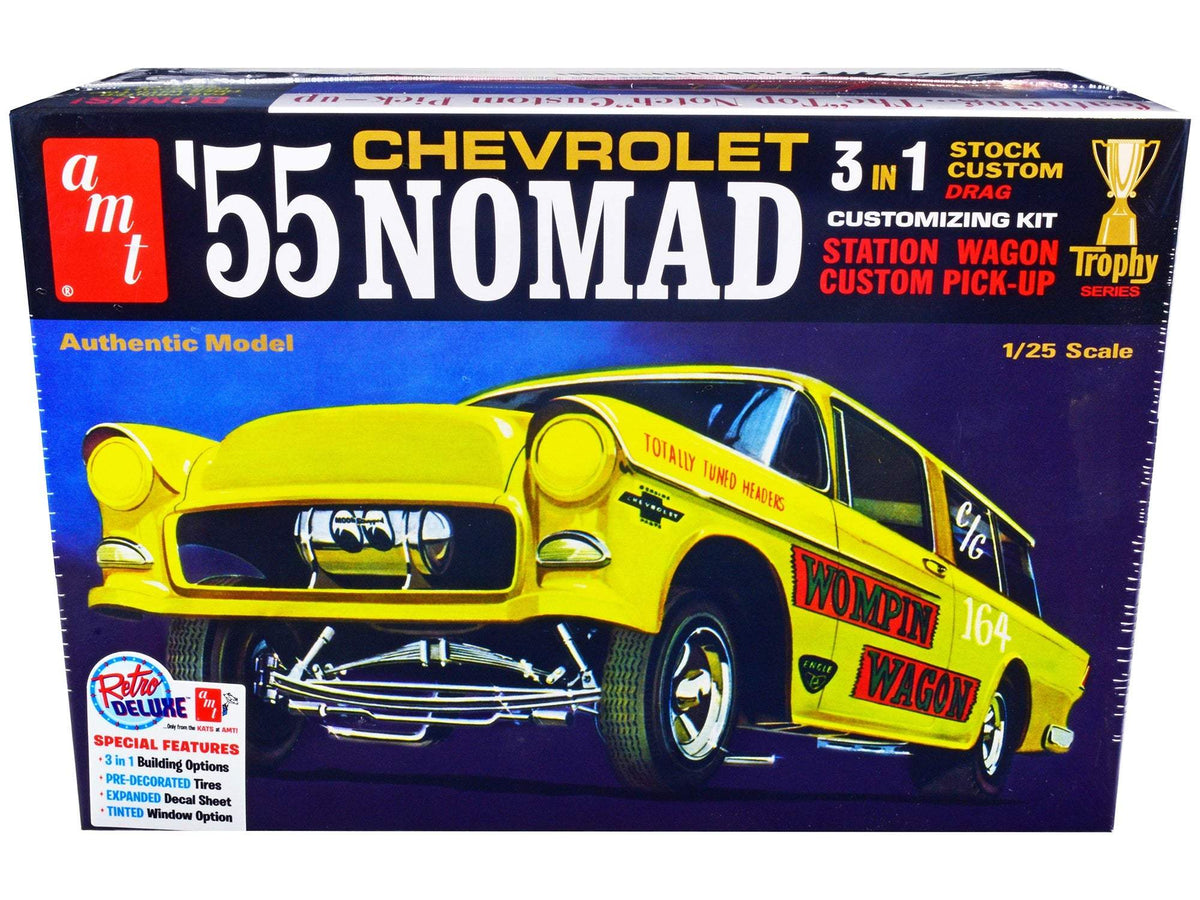 AMT Model Kit | 1/25 Scale | 1955 Chevrolet Nomad | 3in1 Trophy Series