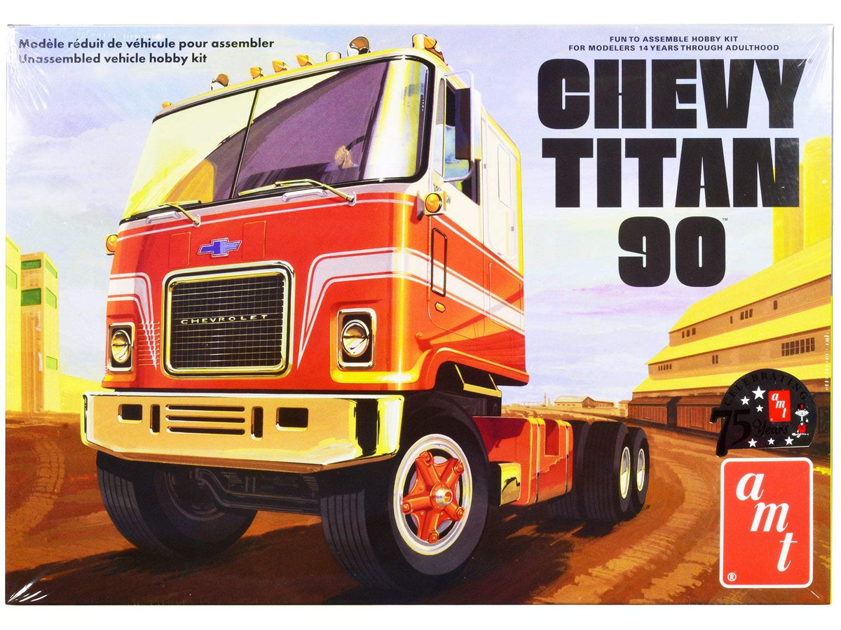 Chevrolet Titan 90 Tractor Truck | 1/25 Plastic Model Kit | AMT | Collector Quality