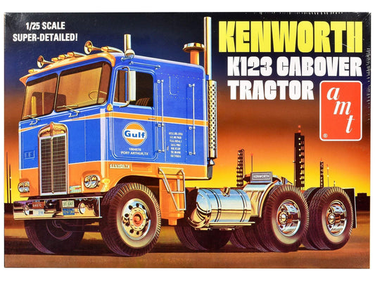 Kenworth K-123 Cabover Truck Tractor | 1/25 Plastic Model Kit | AMT | Gulf Oil Series