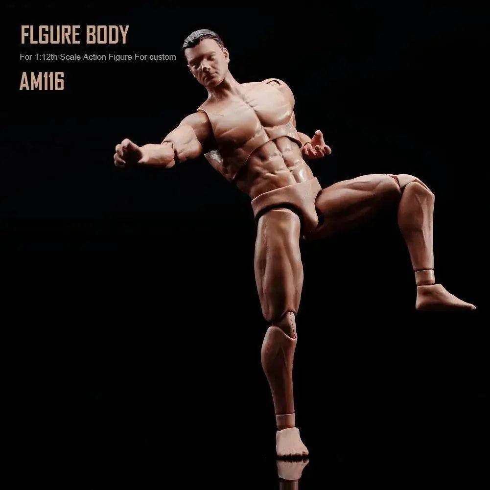  ANT AM116 1/12 Flexible Muscular Male Action Figure Doll -  ToylandEU™