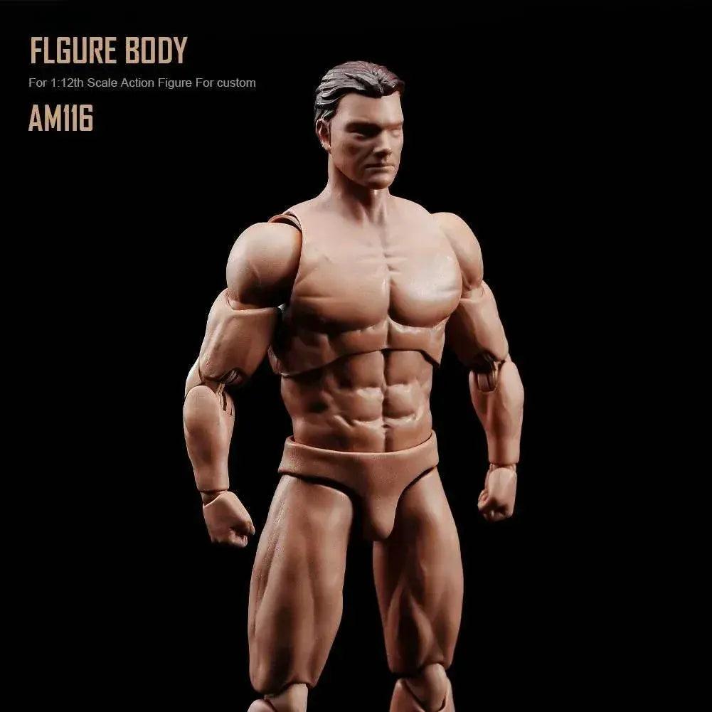  ANT AM116 1/12 Flexible Muscular Male Action Figure Doll -  ToylandEU™