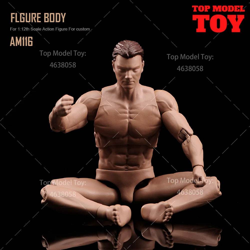 ANT AM116 1/12 Flexible Muscular Seamless Body Doll - ToylandEU