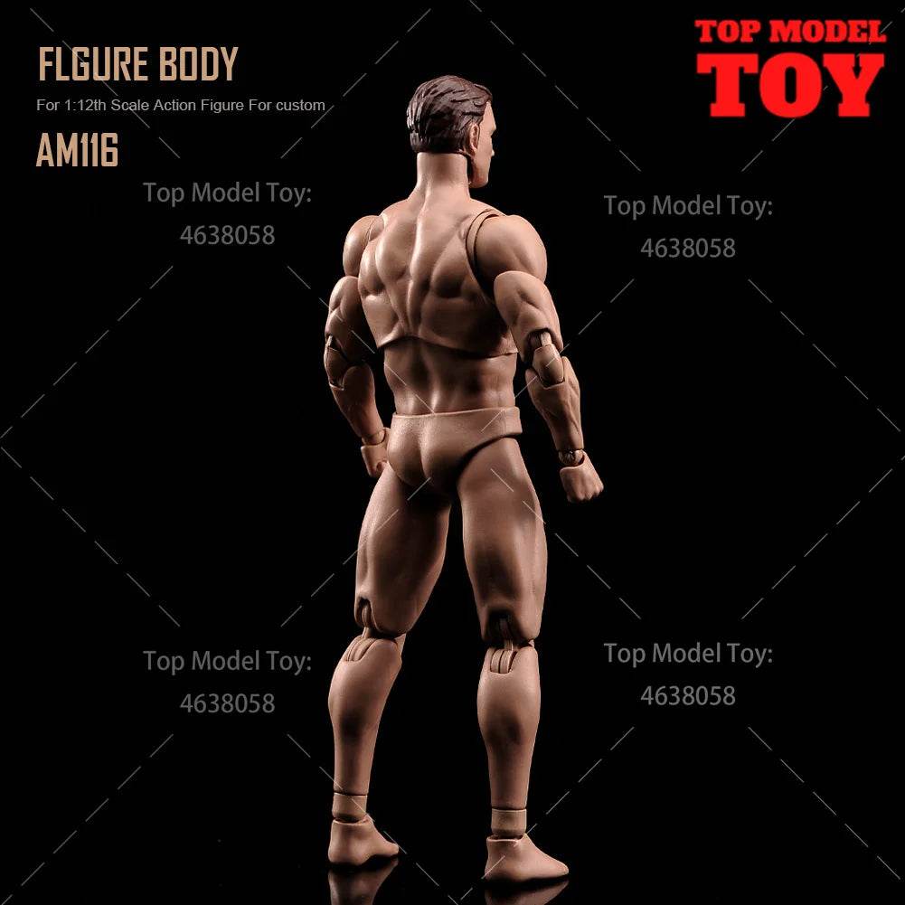 ANT AM116 1/12 Flexible Muscular Seamless Body Doll - ToylandEU