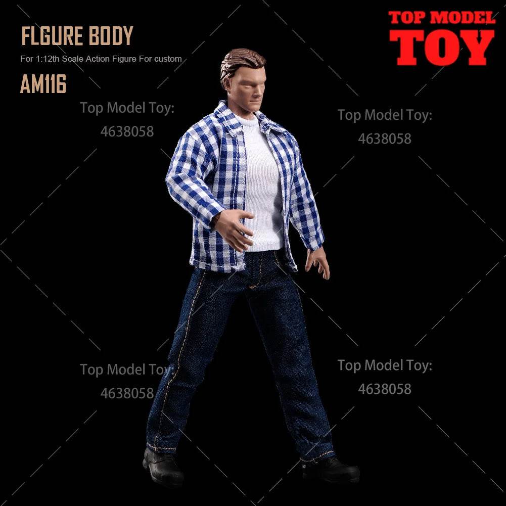 ANT AM116 1/12 Flexible Muscular Seamless Body Doll - ToylandEU