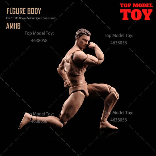 ANT AM116 1/12 Flexible Muscular Super Strong Seamless Body Action Doll - ToylandEU