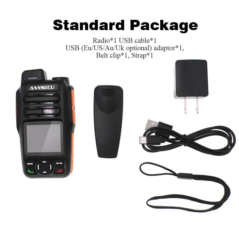 ANYSECU Y15 Android 5.1 4G Network Radio Walkie Talkie - ToylandEU
