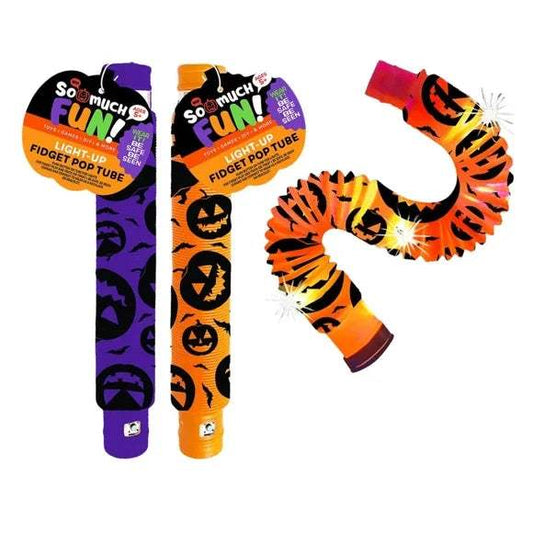 Halloween Light-Up Pop Tube | Assorted Colors | Sensory Fidget