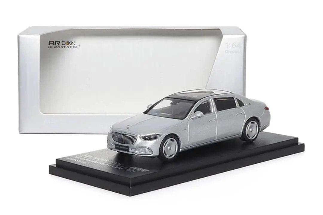  AR BOX 2021 Mercedes-Benz Maybach W223 Matte Silver 1:64 -  ToylandEU™