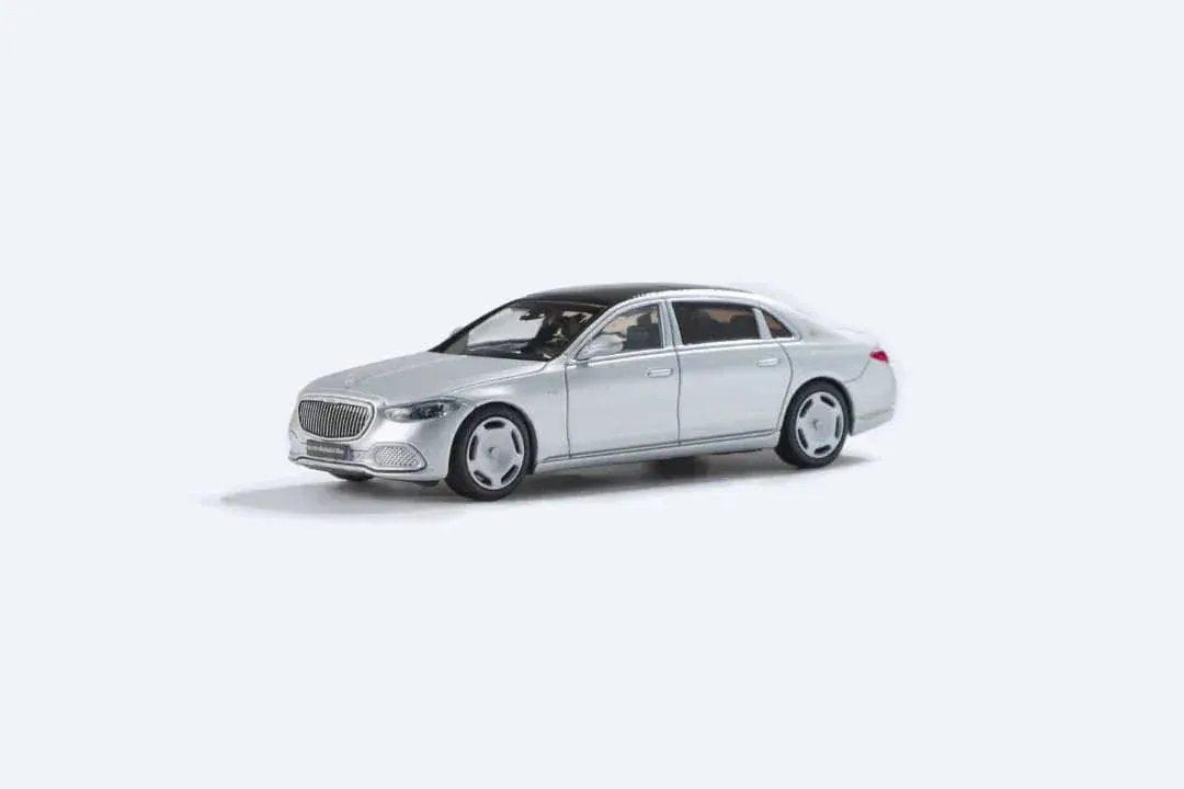  AR BOX 2021 Mercedes-Benz Maybach W223 Matte Silver 1:64 -  ToylandEU™
