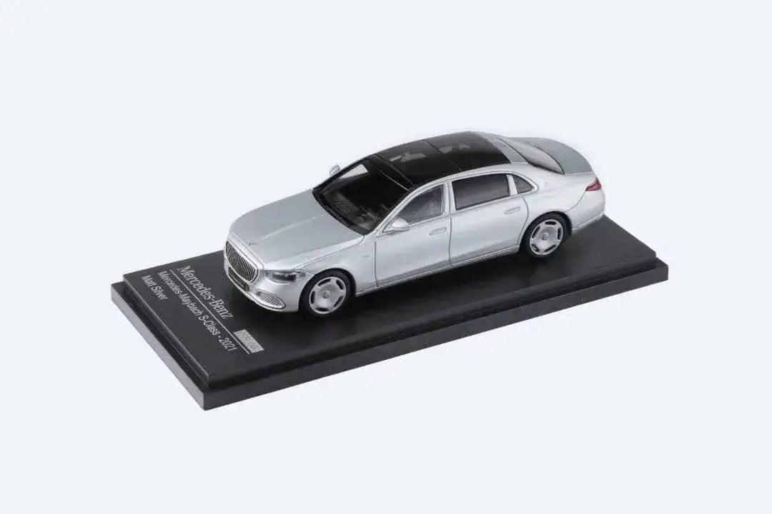  AR BOX 2021 Mercedes-Benz Maybach W223 Matte Silver 1:64 -  ToylandEU™