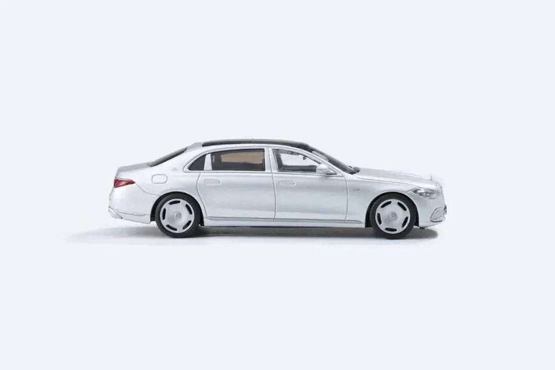 AR BOX 2021 Mercedes-Benz Maybach W223 Matte Silver Licensed Product 1:64 - ToylandEU