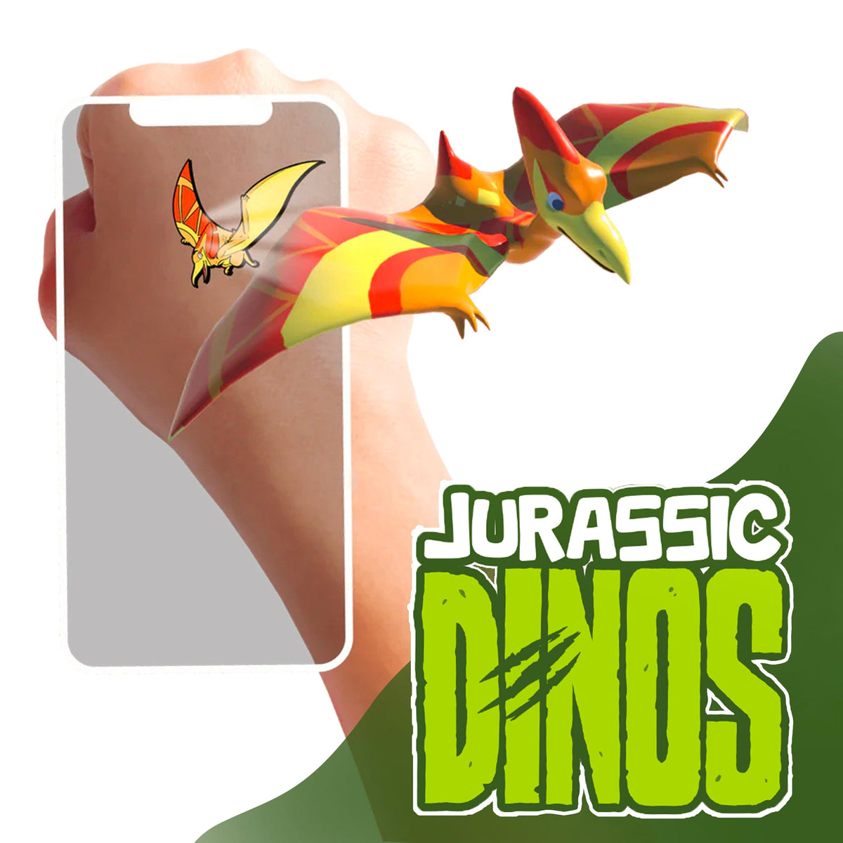 AR Tattoos | Jurassic Dinosaur Design | Toylandeu™
