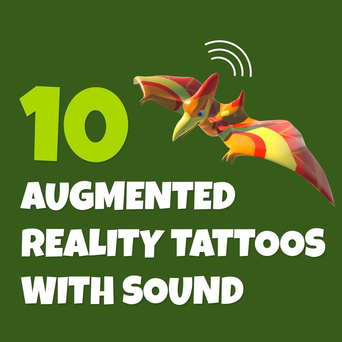 AR Tattoos | Jurassic Dinosaur Design | Toylandeu™