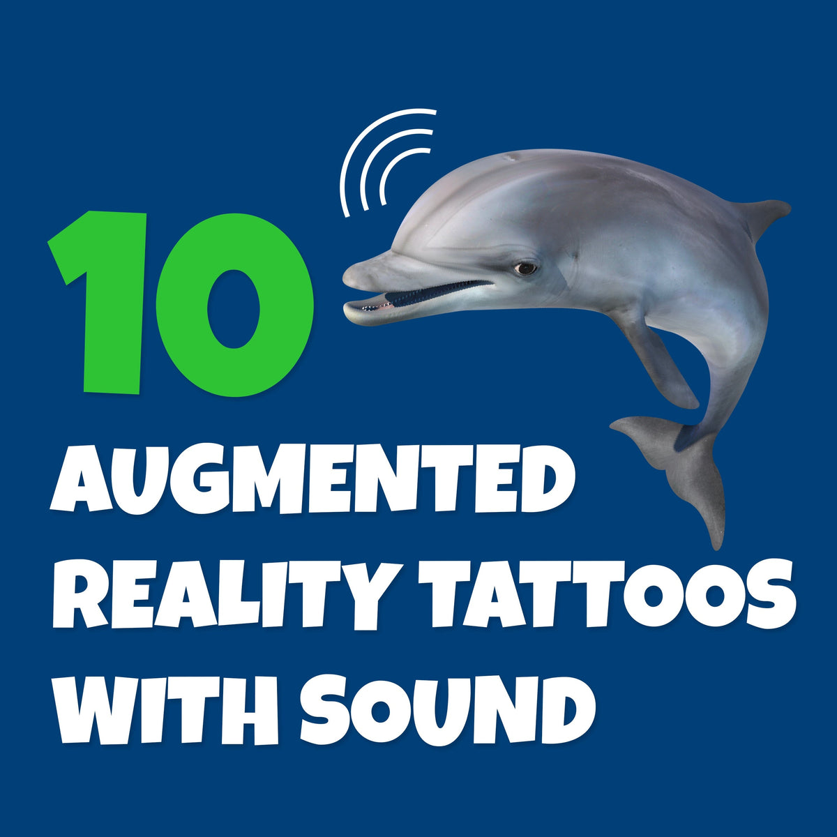 AR Temporary Tattoos | 3D Animated Sea Creatures | Toylandeu™