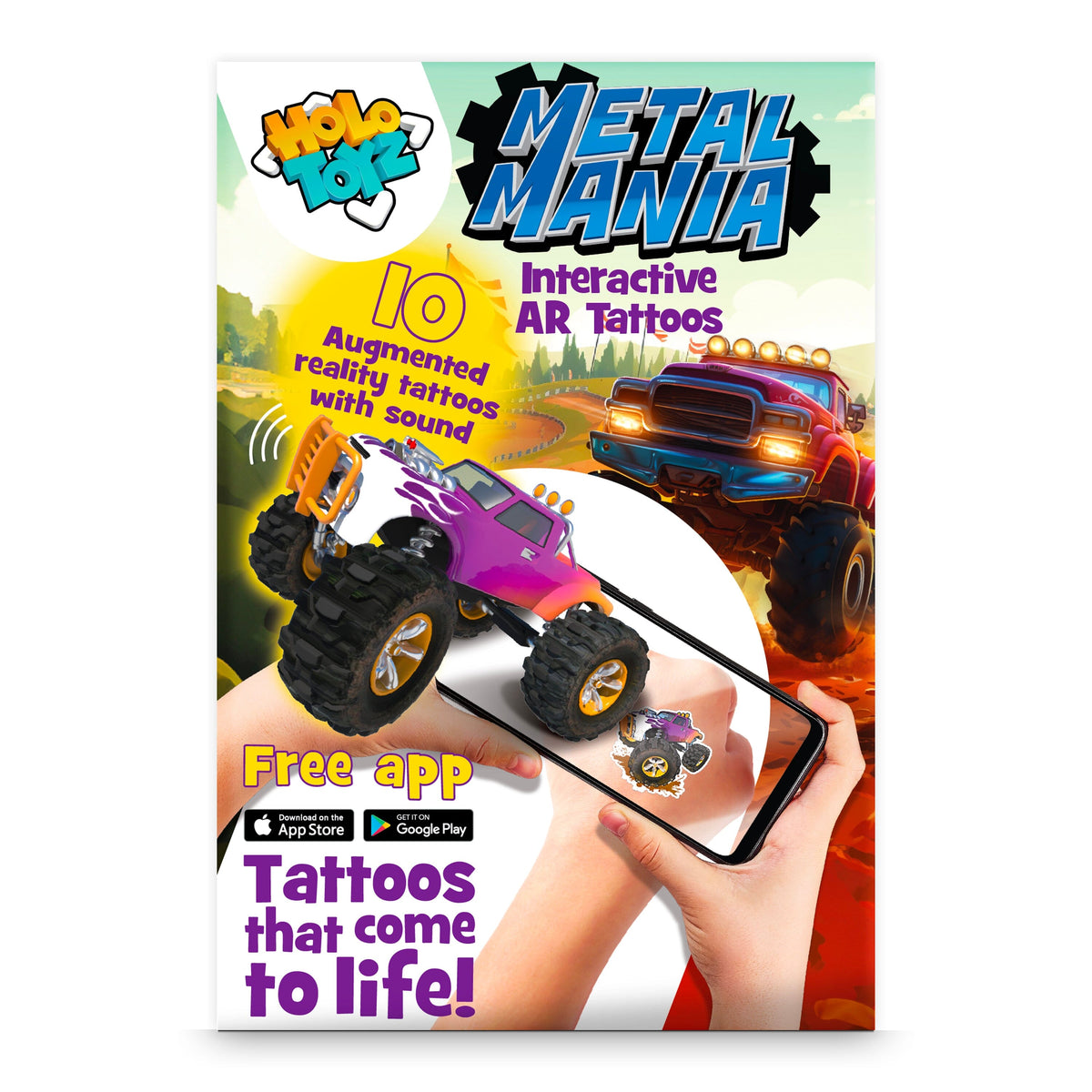 AR Temporary Tattoos | 3D Car Animations | Toylandeu™