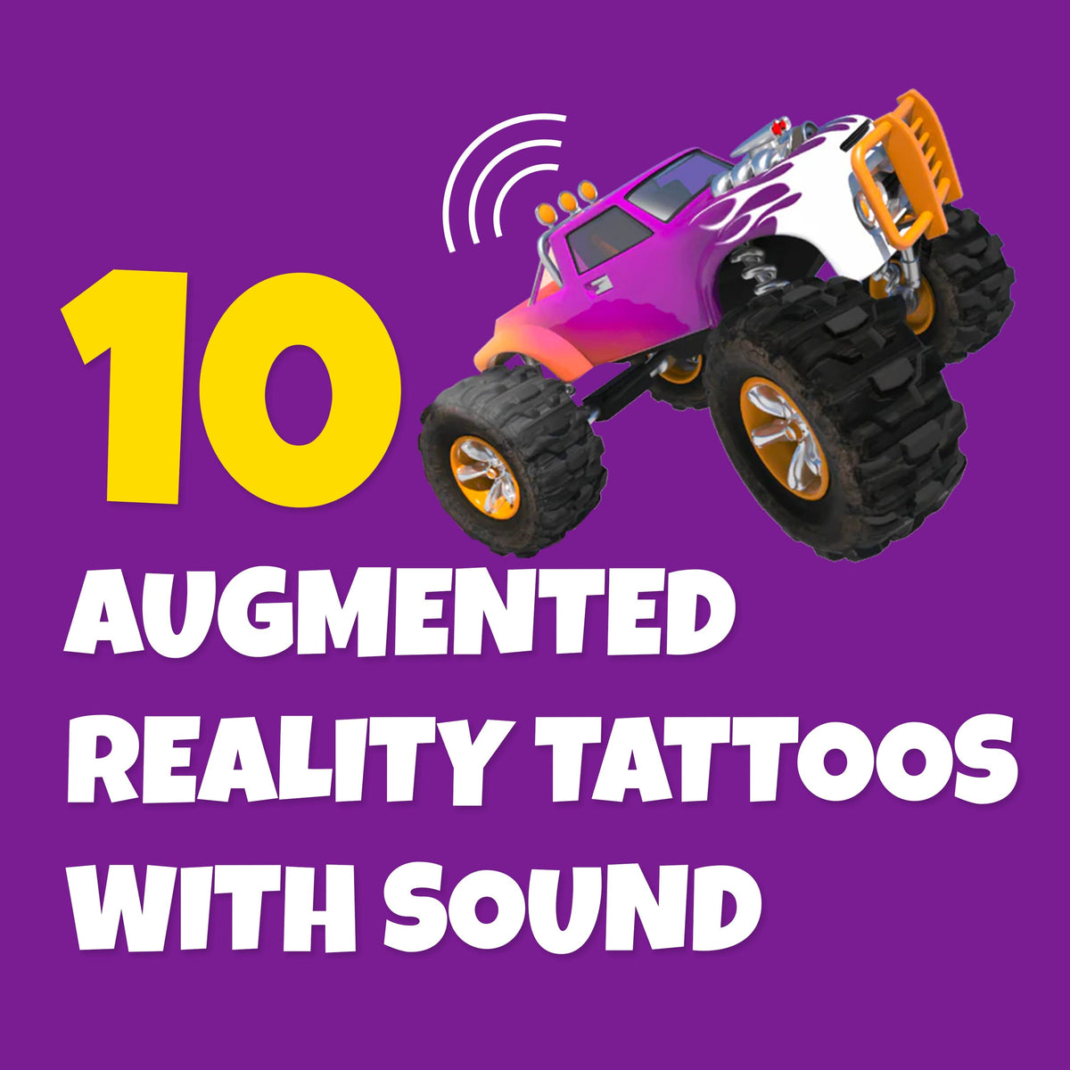 AR Temporary Tattoos | 3D Car Animations | Toylandeu™