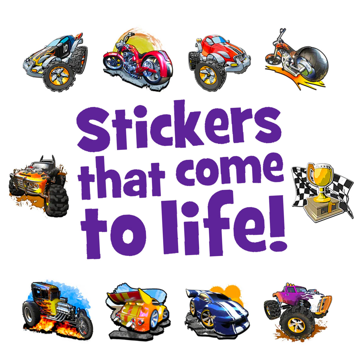 AR Vehicle Stickers | 3D Scan Animations | Toylandeu™