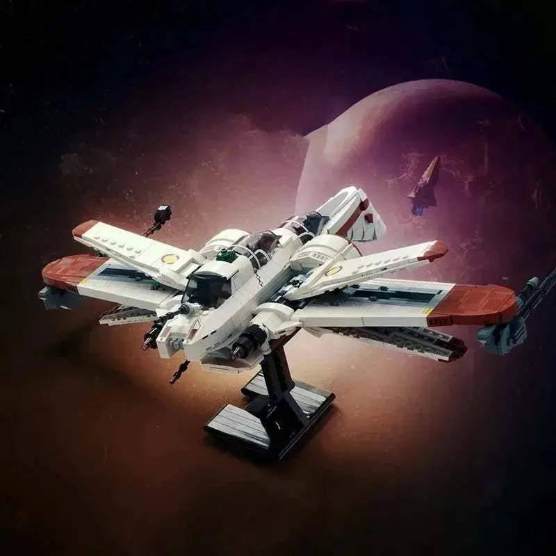 ARC170 Space Starfighter Building Blocks Model Kit For Kids - ToylandEU