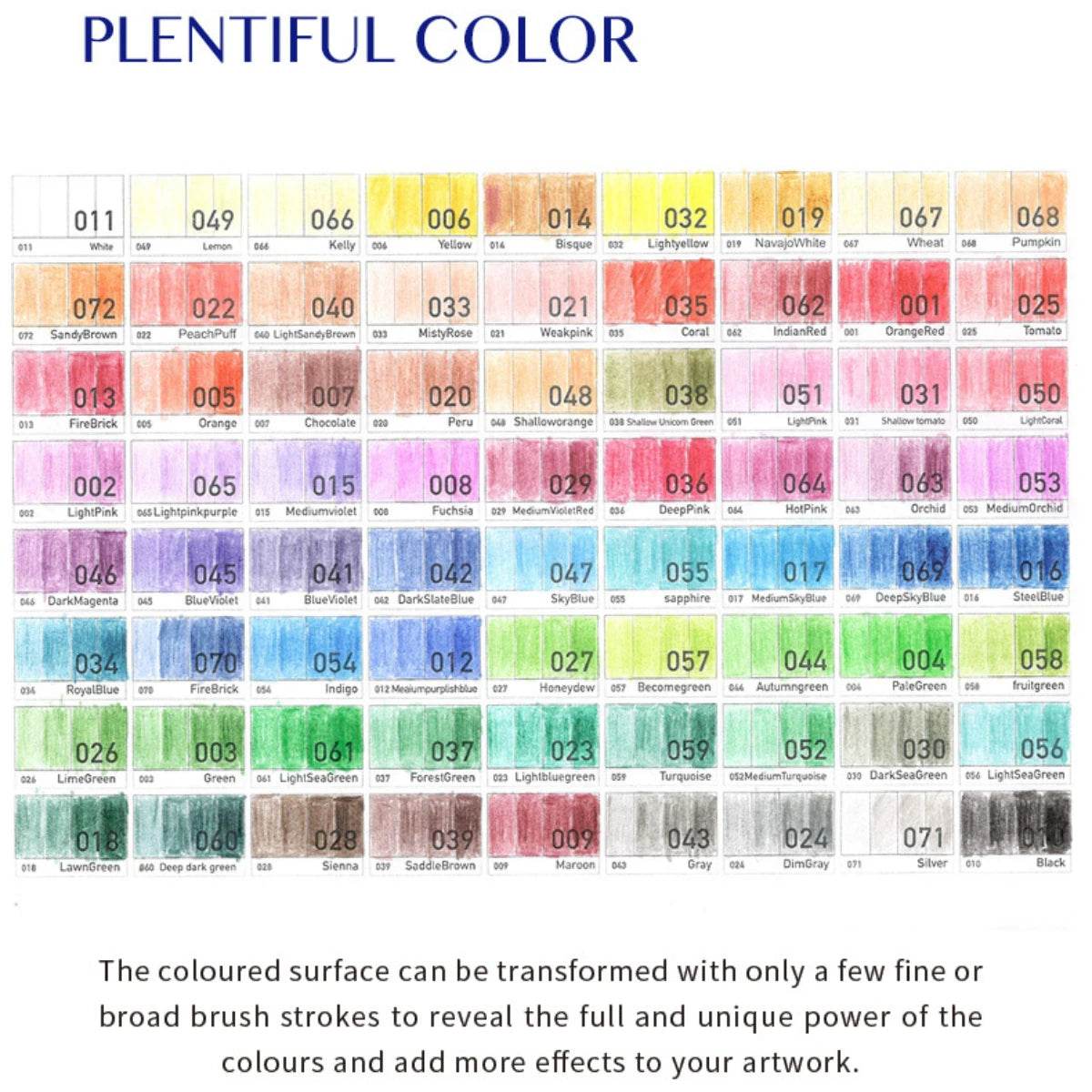 ARJTRACK Professional Oil Wood Pencils Soft Watercolor Pencils - ToylandEU