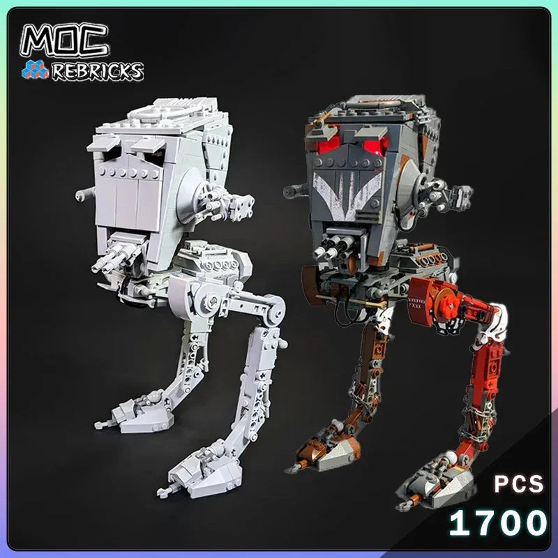 ATST Raider Mandalorian Minifig Scale Building Blocks Set - ToylandEU