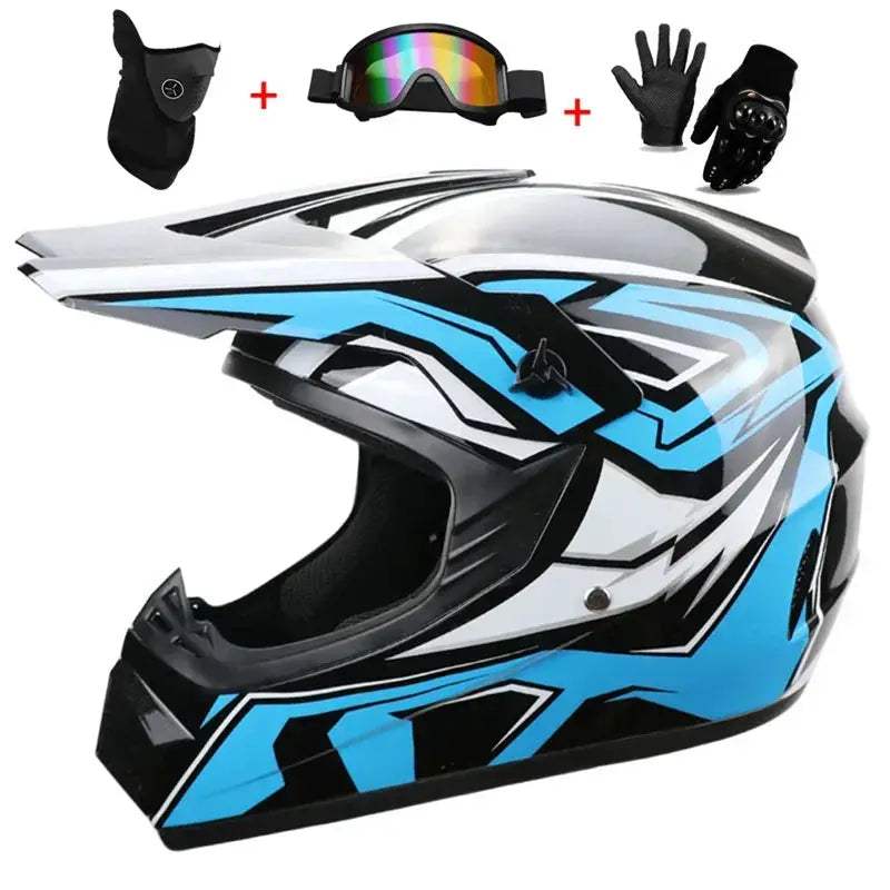 ATV Off Road Full Face Helmet For All Ages Protection - ToylandEU