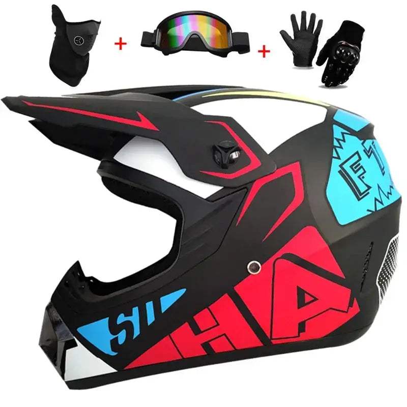 ATV Off Road Full Face Helmet For All Ages Protection - ToylandEU