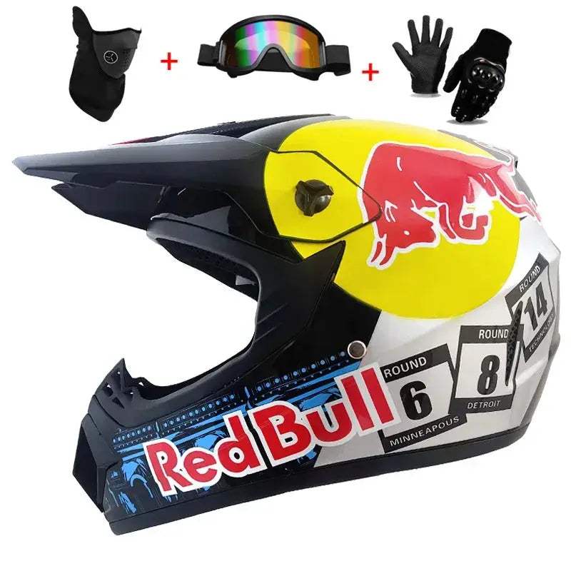 ATV Off Road Full Face Helmet For All Ages Protection - ToylandEU