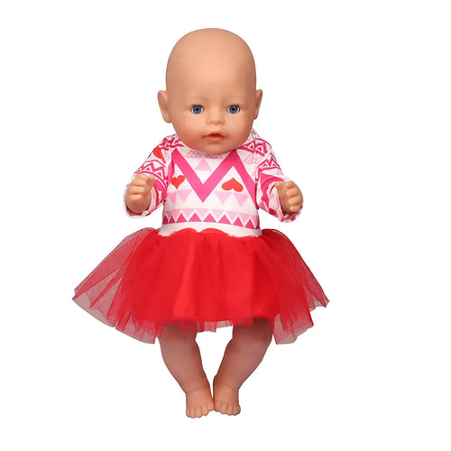 American Girl Doll Christmas Outfit - 18 Inch Doll Clothes Suit ToylandEU.com Toyland EU