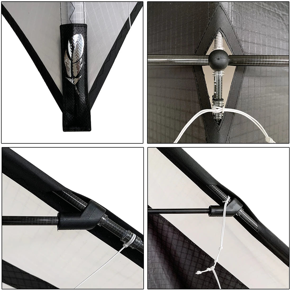 Black Feather Professional 2.4m Dual Line Stunt Kite - ToylandEU
