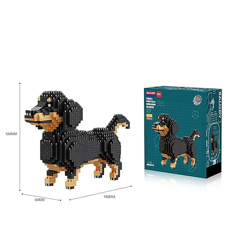 Simulated Pet Cat and Dog Building Blocks Model for Kids ToylandEU.com Toyland EU