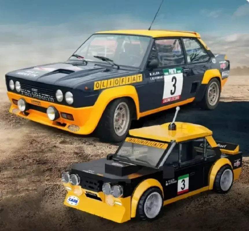 Abarth Racing Car 1:24 Model Kit Building Blocks Toy - ToylandEU