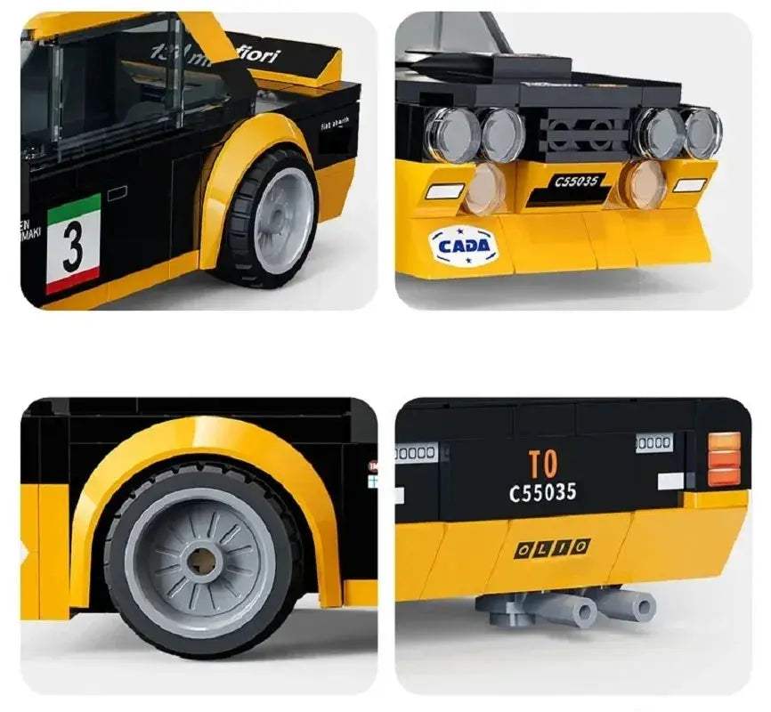 Abarth Racing Car 1:24 Model Kit Building Blocks Toy - ToylandEU
