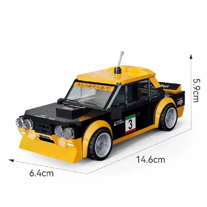 Abarth Racing Car 1:24 Model Kit Building Blocks Toy - ToylandEU