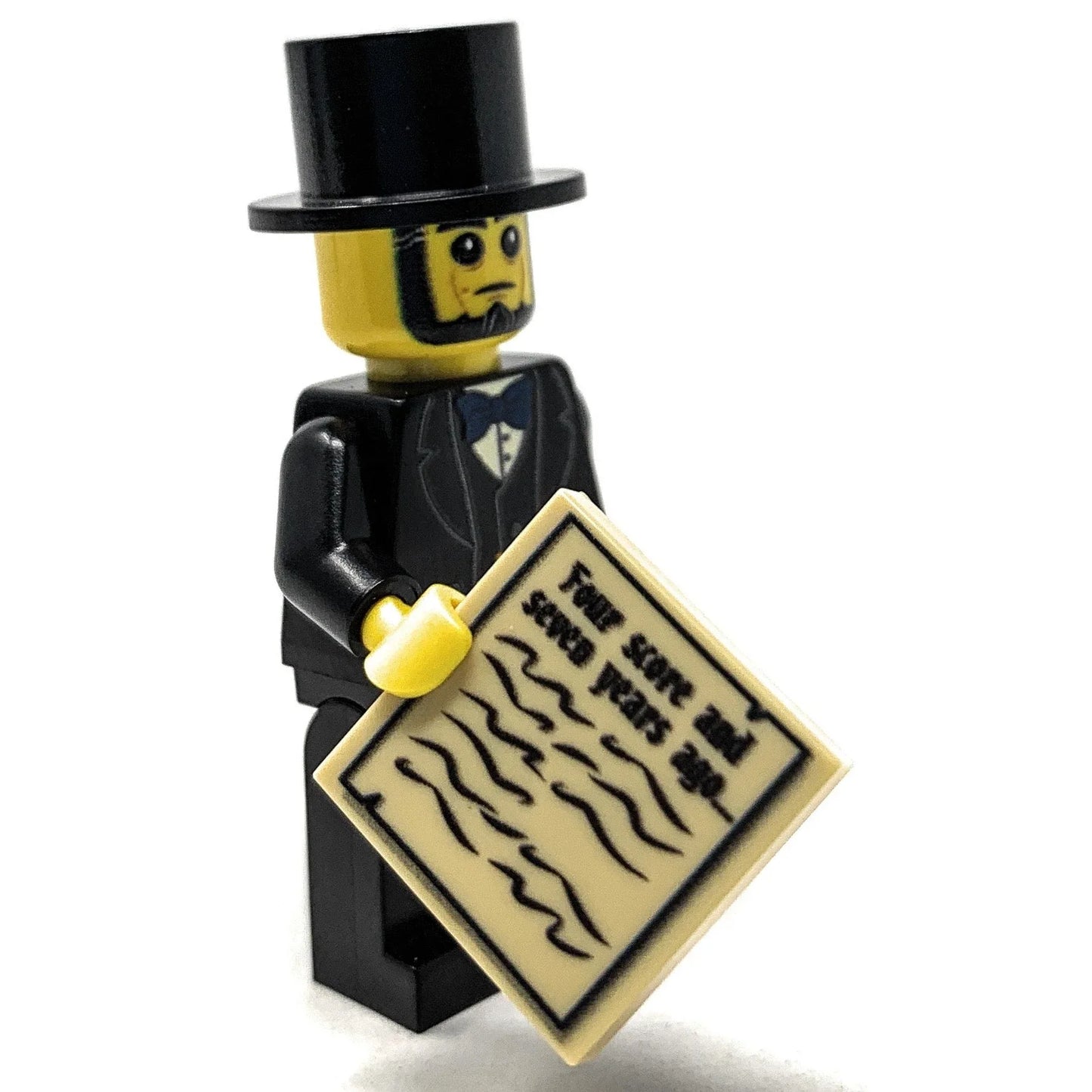 Abraham Lincoln LEGO Figure Custom President Figure With Printed Torso And Legs - ToylandEU