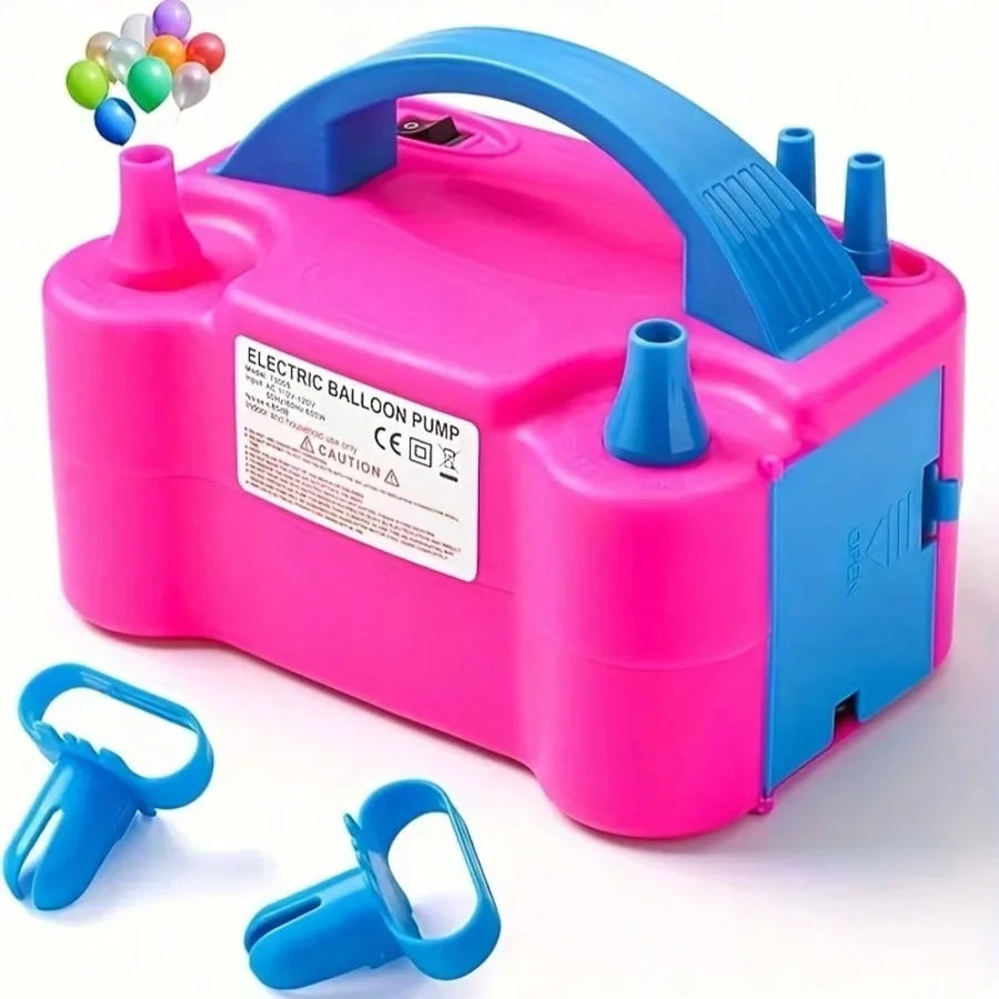 Portable Automatic Electric Balloon Pump With Dual Hole Inflation - ToylandEU