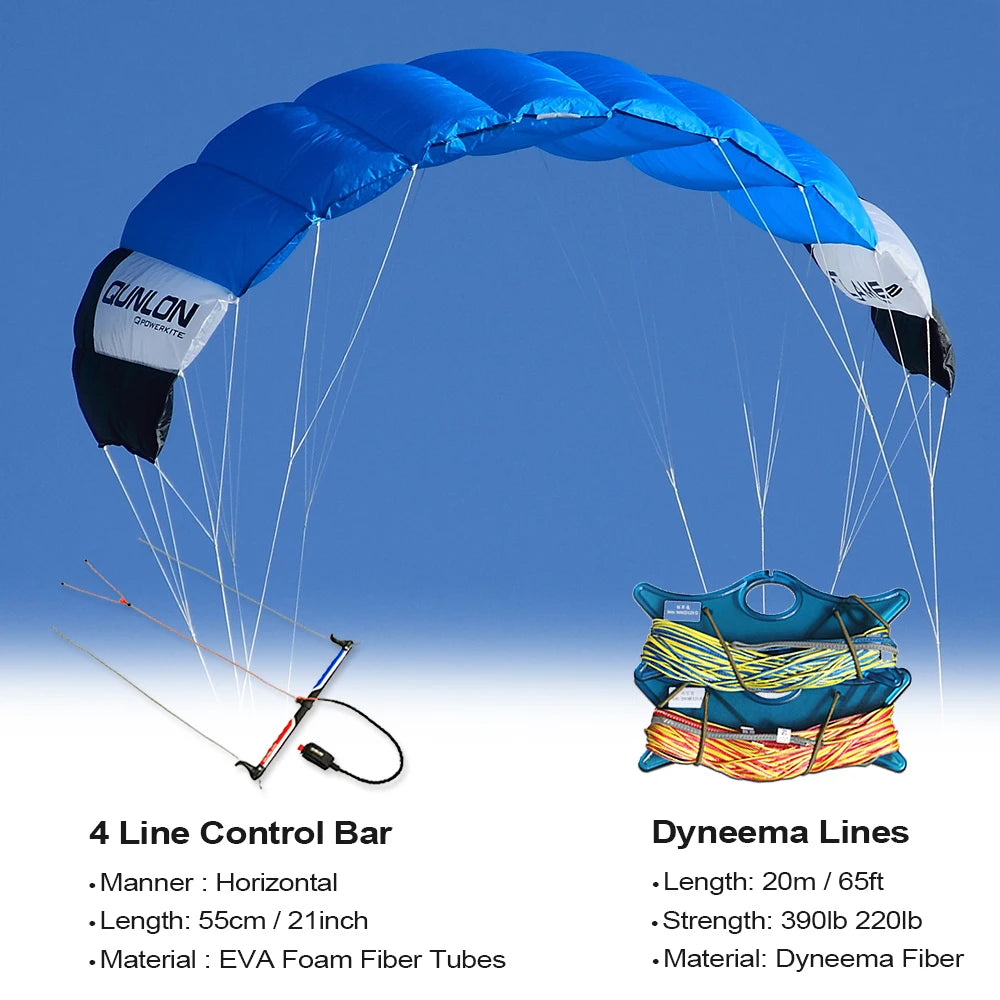 Power Trainer Kite | 4-Line System | Area 2-4 M2 | 2 M2, 3 M2, 4 M2