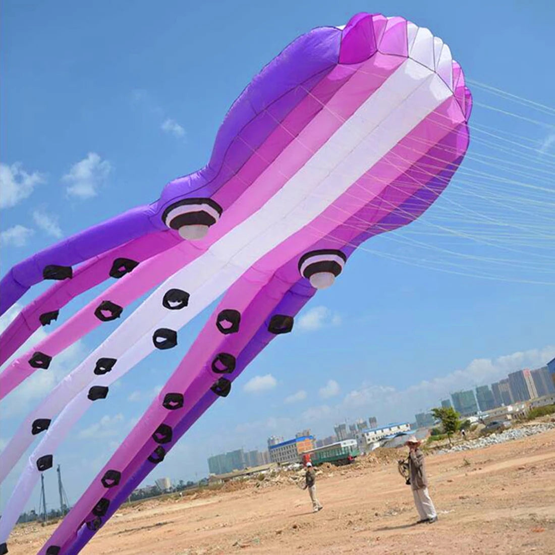 9KM 15m Tube-Shaped Octopus Single Line Kite - ToylandEU