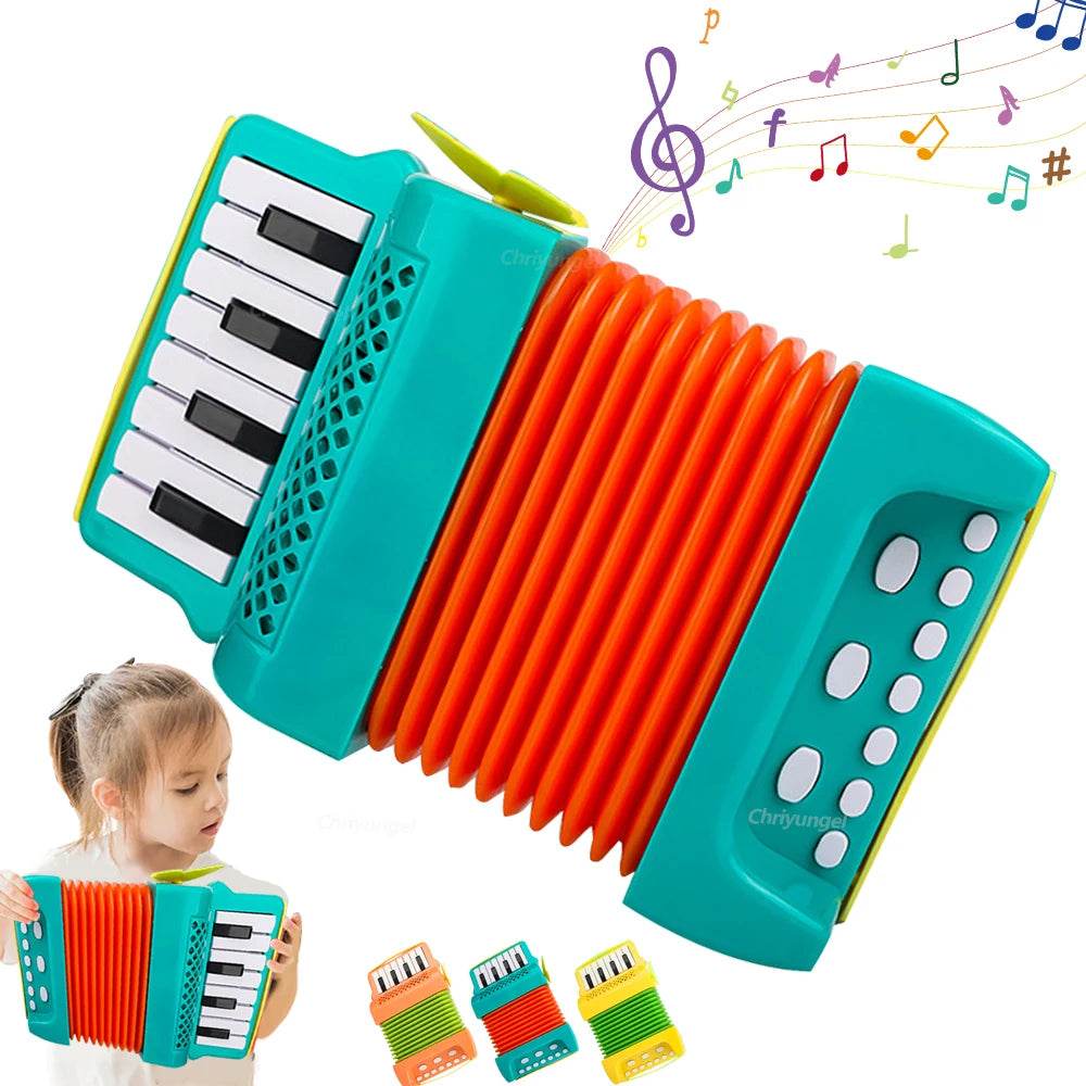 Accordion for Kids Musical Indoor and Outdoor Playing Educational Toys Gifts for Toddlers Boys and Girls - ToylandEU