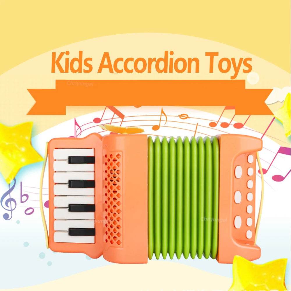 Accordion for Kids Musical Indoor and Outdoor Playing Educational Toys Gifts for Toddlers Boys and Girls - ToylandEU