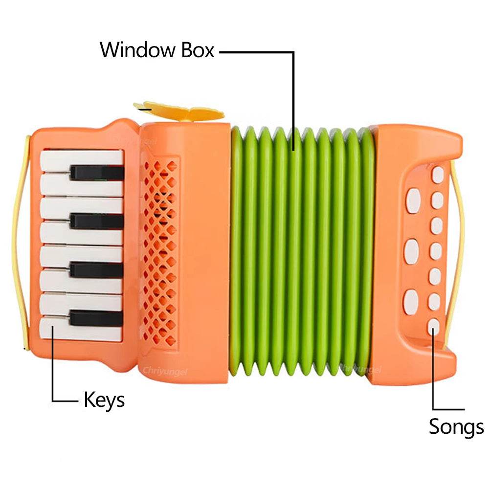 Accordion for Kids Musical Indoor and Outdoor Playing Educational Toys Gifts for Toddlers Boys and Girls - ToylandEU