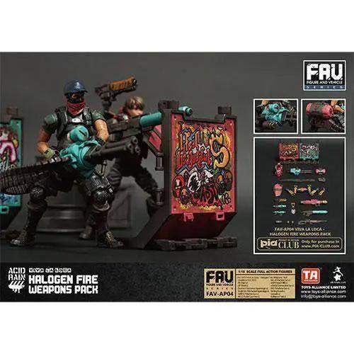 Acid Rain Authentic Halogen Fire Weapon Set For 1/18 Figures - ToylandEU